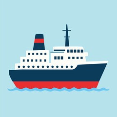 Cruise Ship vector art
