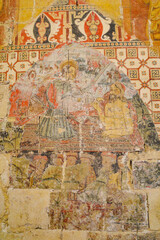 Salamanca, Spain - 4 March, 2025: Religous artworks on display at Salamanca Cathedral