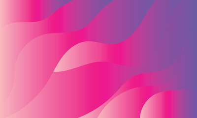 Pink and Purple Wavy Gradient Abstract Background vector
