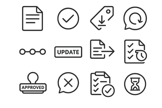 Delivery final timeline deliverable workflow file icon icons vector badge countdown revision