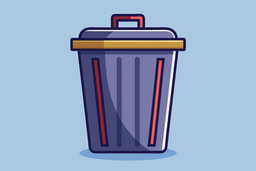 Recycling and Trash Bin Vector Illustration