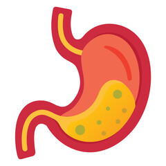 Digestive System Stomach Illustration for Medical Use