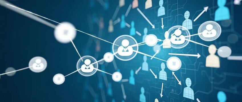 Construct a comprehensive analytics tool that maps customer pathways and behavioral touchpoints to support strategic improvements in service delivery and retention in  Photo Stock  Concept  and empty 