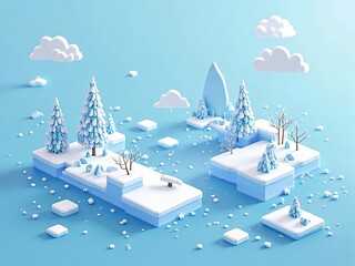 アイソメトリック, 3Dマップ, 地図, ゲームマップ, 自然, 景色, 環境問題, ゲーム風景, 雪国, ミニモデル, 冬, 雪, 風景, 木, ジオラマ, 3D, イラスト, 寒い, 季節, クリスマス, 白, 雪景色, 粘土, 寒い, アイランズ, 海, 建築, 観光, 地中海, サマータイム, 旅行, 温暖化, 山, 森, 空, こおり, 雪に覆われた, 降雪, 青、山脈、雪山