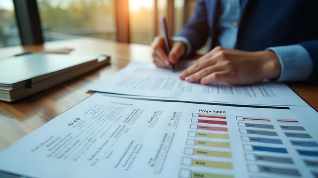 Logistics coordinators preparing customs paperwork checklists for international shipments outlining documentation requirements and submission timelines in  Photo Stock  Concept  and empty space on the