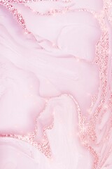 Pink background, aesthetic glitter texture design