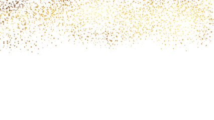 golden abstrcact sparkles on transparent background