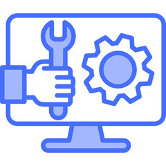 It Support blue icon