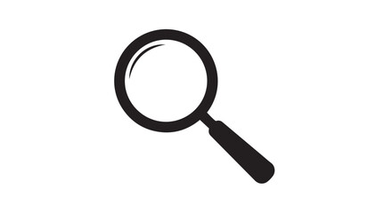 Magnifying glass icon isolated on transparent background
