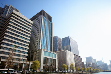 Obraz premium 東京丸の内のビル群