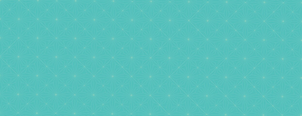 Turquoise geometric background with a turquoise color and subtle triangular patterns. The background is modern and textured. Minimal geometric star vector pattern background