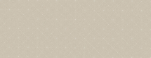 Beige geometric background with subtle triangular patterns. The beige background has a smooth texture, creating a calm, neutral look. Minimal geometric star vector pattern background