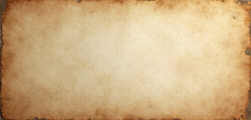 Antique parchment paper texture. Aged paper background with vintage grunge. Ideal for historical documents or maps. Design element for retro posters or ancient scrolls. Good for scrapbooking projects.