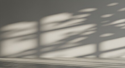 Room with Natural Light and Organic Dappled Shadows