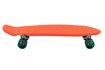 Red skateboard with green wheels design element © Rawpixel.com