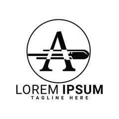 A text logo illustration, element, emblem, set, home, company, symbol, business, design, vector, icon, logo, sign, web