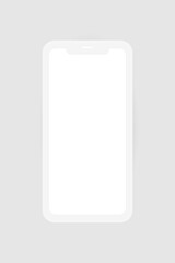 Mobile phone png screen mockup, digital device illustration