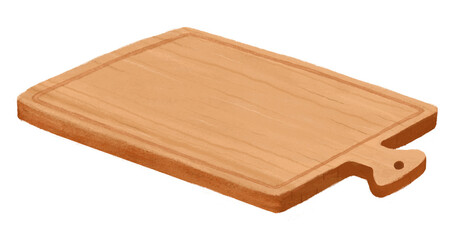 Chopping board png, transparent background