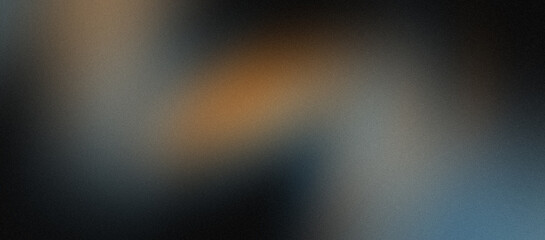 dark black abstract background with elegant grayish blue and golden brown color gradation.
