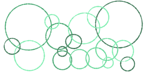 illustration of an abstract background with circles