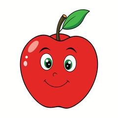 A bright, juicy apple with a smooth red skin, crisp texture, and sweet-tart flavor, perfect for snacking, baking, or enjoying fresh from the tree.
