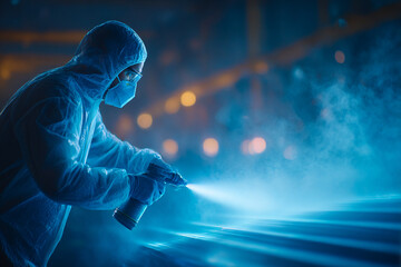 Disinfection in Progress