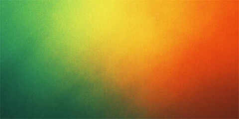 Abstract pixelated mosaic background with a vibrant gradient transitioning from deep green to bright yellow and fiery orange © Ashraful