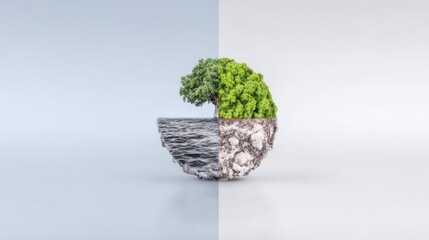 Saving the future earth's half globe of life and resources nature's balance in a changing environment