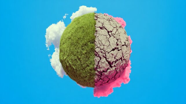 Save planet earth a gigapixel vision of environment's future nature's contrast and globe's call to action