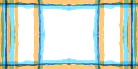 blue and white curtains on the wall