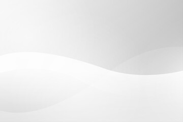 柔らかく流れる灰色の波形が美しい抽象背景デザイン	

