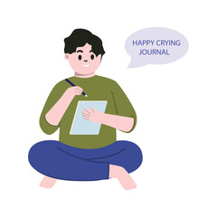 Therapy Session Vector Illustration Which can easily edit or modify