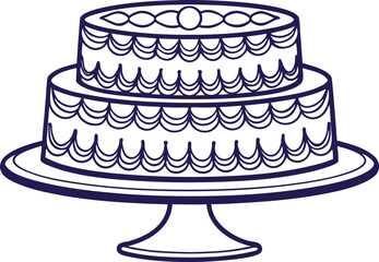 Cream Cake Illustration. Sweet Cream Cake Design. Delicious Cream Cake Artwork. Birthday Cream Cake Illustration. Iced Cream Cake Design. Dessert Cream Cake Artwork. Bakery Cream Cake Illustration