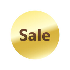 光沢のあるアイコン_Sale_M＋1c font_丸型_GOLD