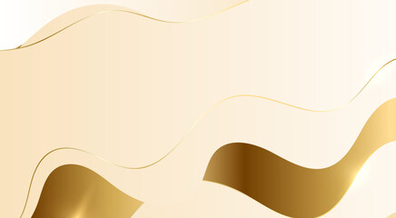Abstract cream and gold elegant background