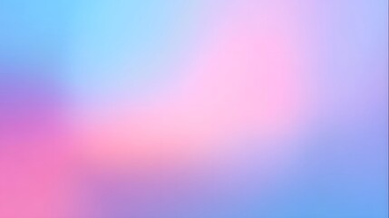 Fototapeta premium Smooth gradient of soft pink, purple, and blue hues.