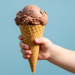 Delicious ice cream explosion, ice cream with nuts. Taste explosion