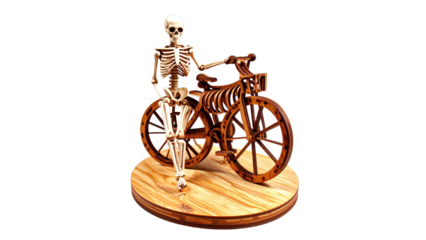 Old vintage bicycle silhouette a retro transportation illustration