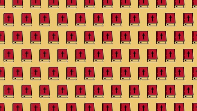 Holy Bible Icon  Pattern Background