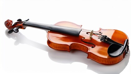 violin isolated on white background