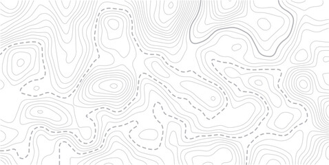 Obraz premium Black and white lines seamless Topographic map patterns, topography line map. Vintage outdoors style.Abstract topo contour map on white background, Topographic map Topographic contour lines map seamle