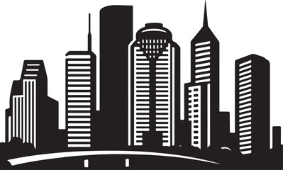 Houston Silhouette Vector