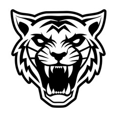 A filled style icon representing a leopard symbol