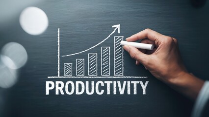 Boost productivity with this dynamic graph showing positive trends and business performance improvement