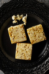 Traditional Indian dessert Burfi from sesame seed