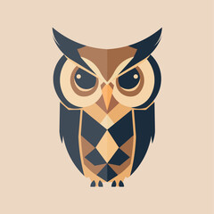 vector illustration of a owl