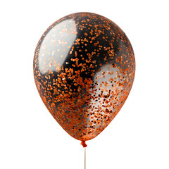 Confetti Balloon, isolated on transparent background