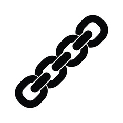 Heavy workout chains gym equipment silhouette  