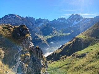 Bergwandern &uuml;ber den Wolken im Alpstein, Ostschweiz