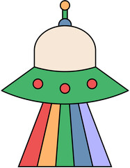 Groovy Retro Sticker